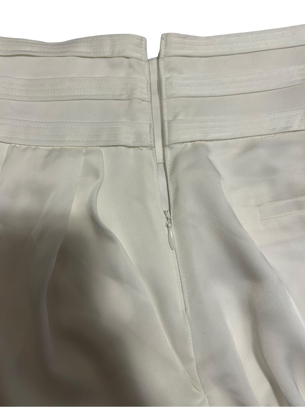Ramy Brook Joss Pleated Shorts Ivory Size 4 - Picture 6 of 10